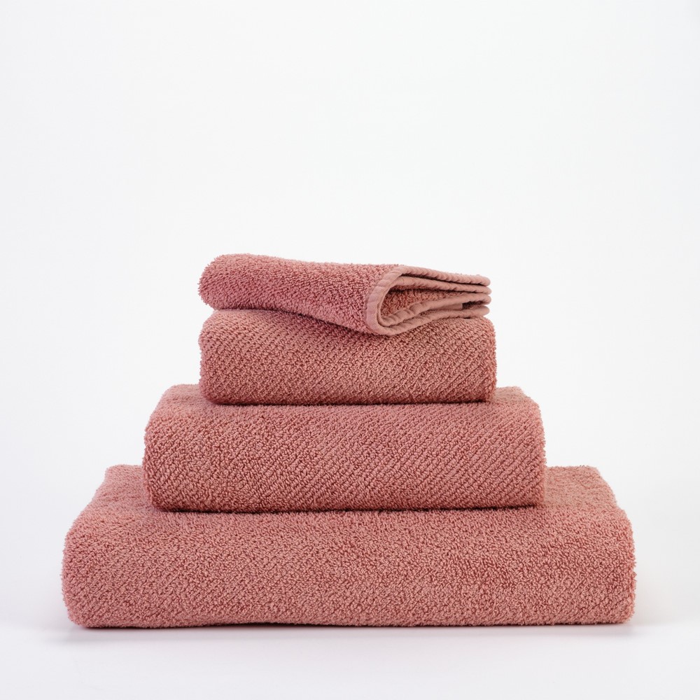 Twill Egyptian Cotton Towels 515 by Designer Abyss & Habidecor in Rosette Pink